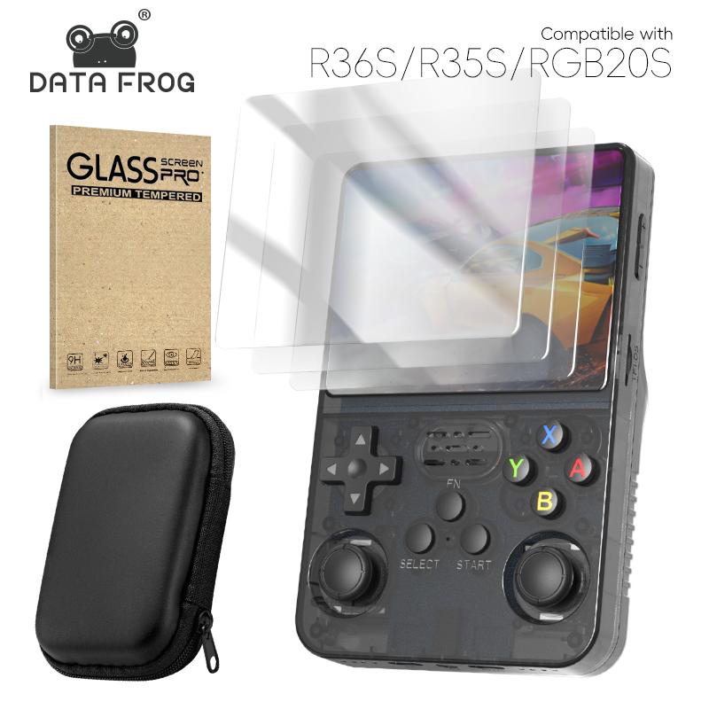 Retro Handheld Game Console R36S - DATA FROG R36S protecteur d'écran protecteur