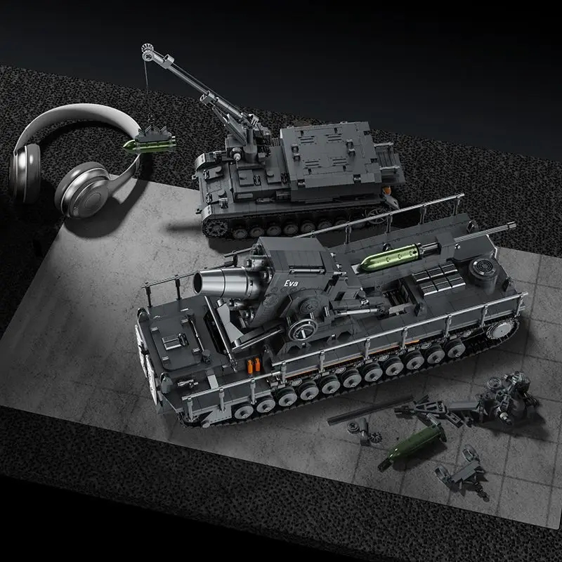 Lego Compatible Military Tank - 12GO 97026 4706 pièces – Kit