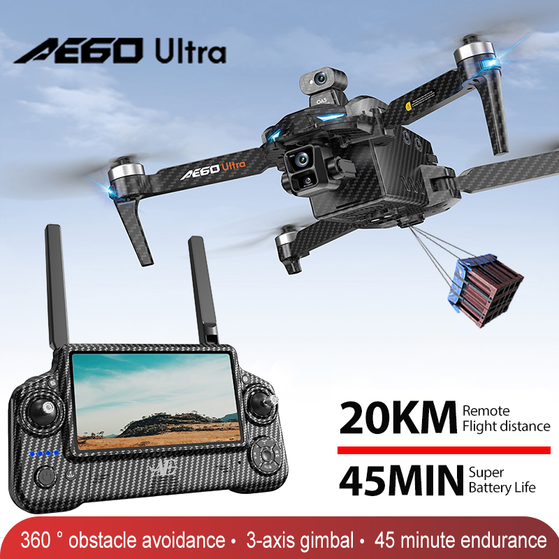 Fpv Brushless Rc Drone 4K - AE60 GPS Drone professionnel 8K caméra