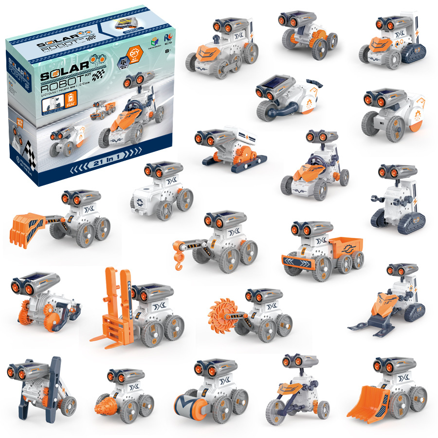 Stem Solar Robot Kit For Kids - Kit de Robot solaire 21 en