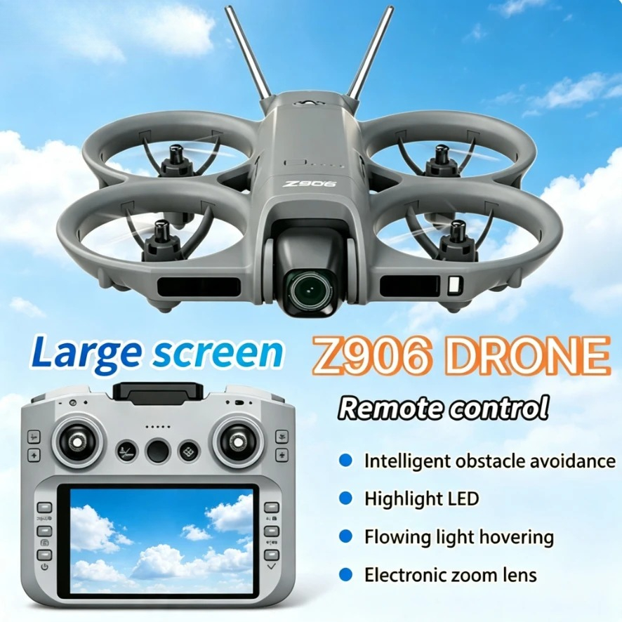 Fpv Brushless Rc Drone 4K - Drone pliable Z906 GPS original avec