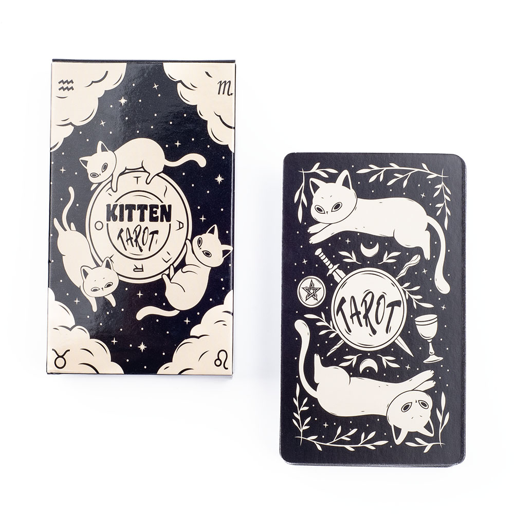 Jeu de Tarot chaton 78 pièces, - Tarot Cards Deck With Guidebook avis et prix
