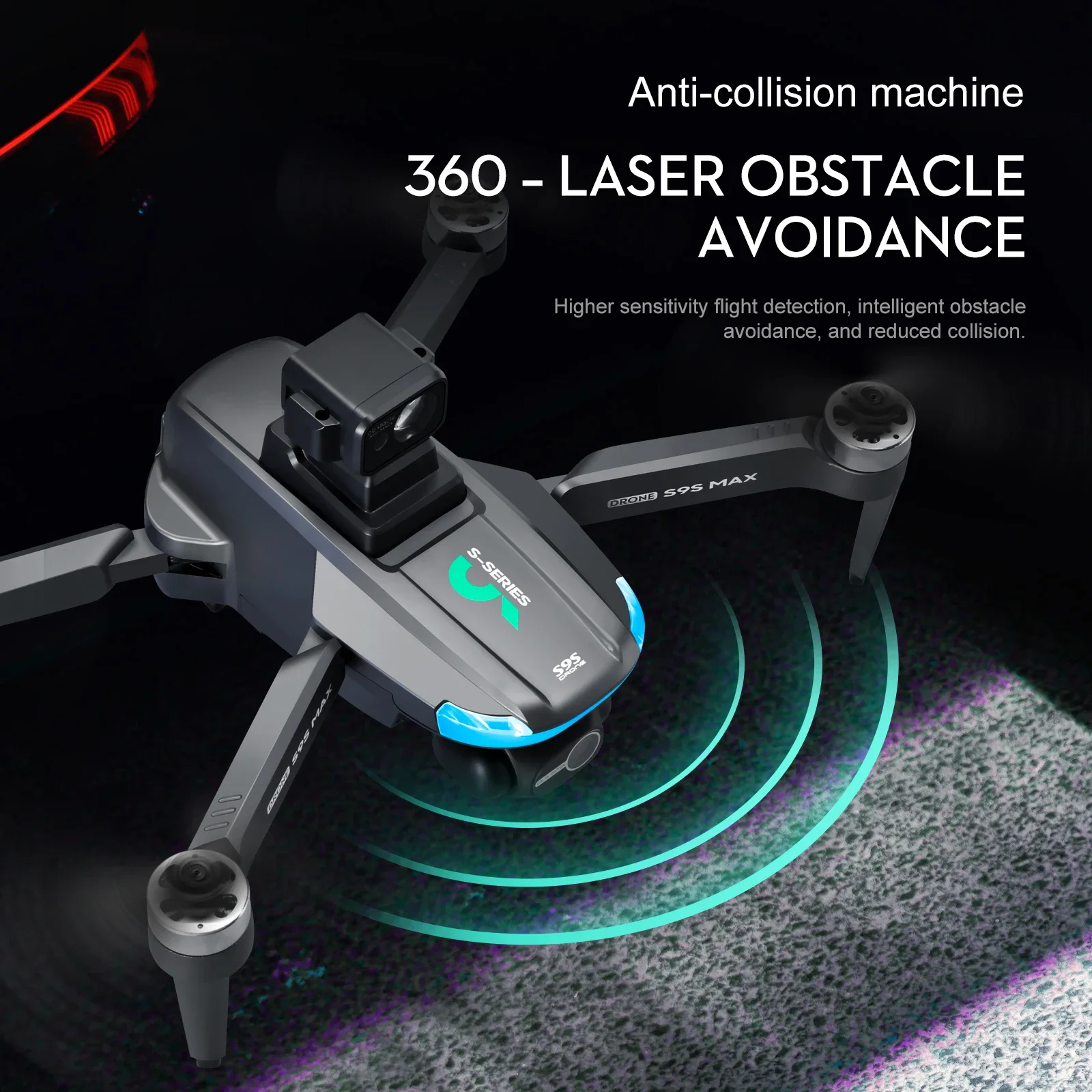 Nouveau S9S MAX MINI Drone 4K  - Fpv Brushless Rc Drone 4K avis et prix