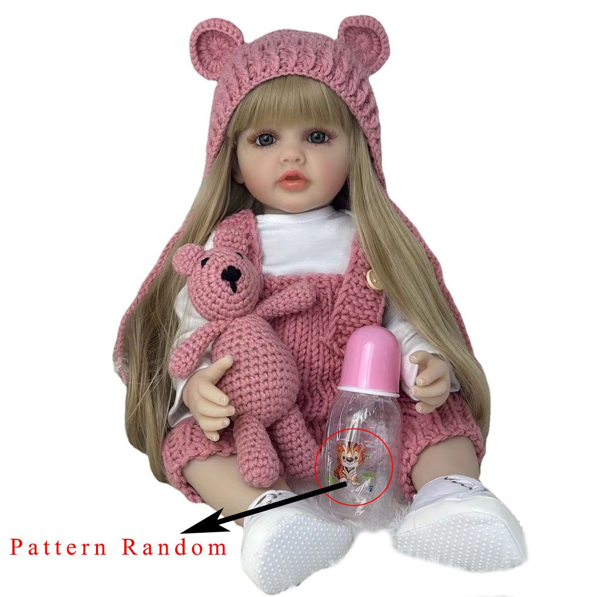BZDOLL-Bébé Fille aux Cheveux  - Reborn Baby Doll Silicone Realistic avis et prix