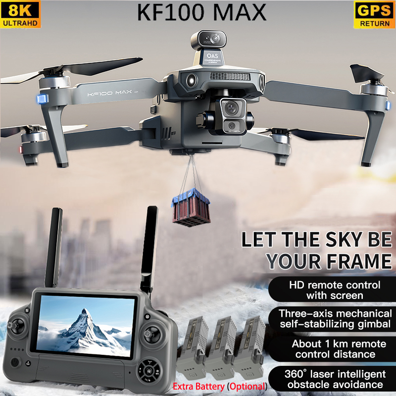 KF100 MAX GPS Drone 4K caméra  - Fpv Brushless Rc Drone 4K avis et prix