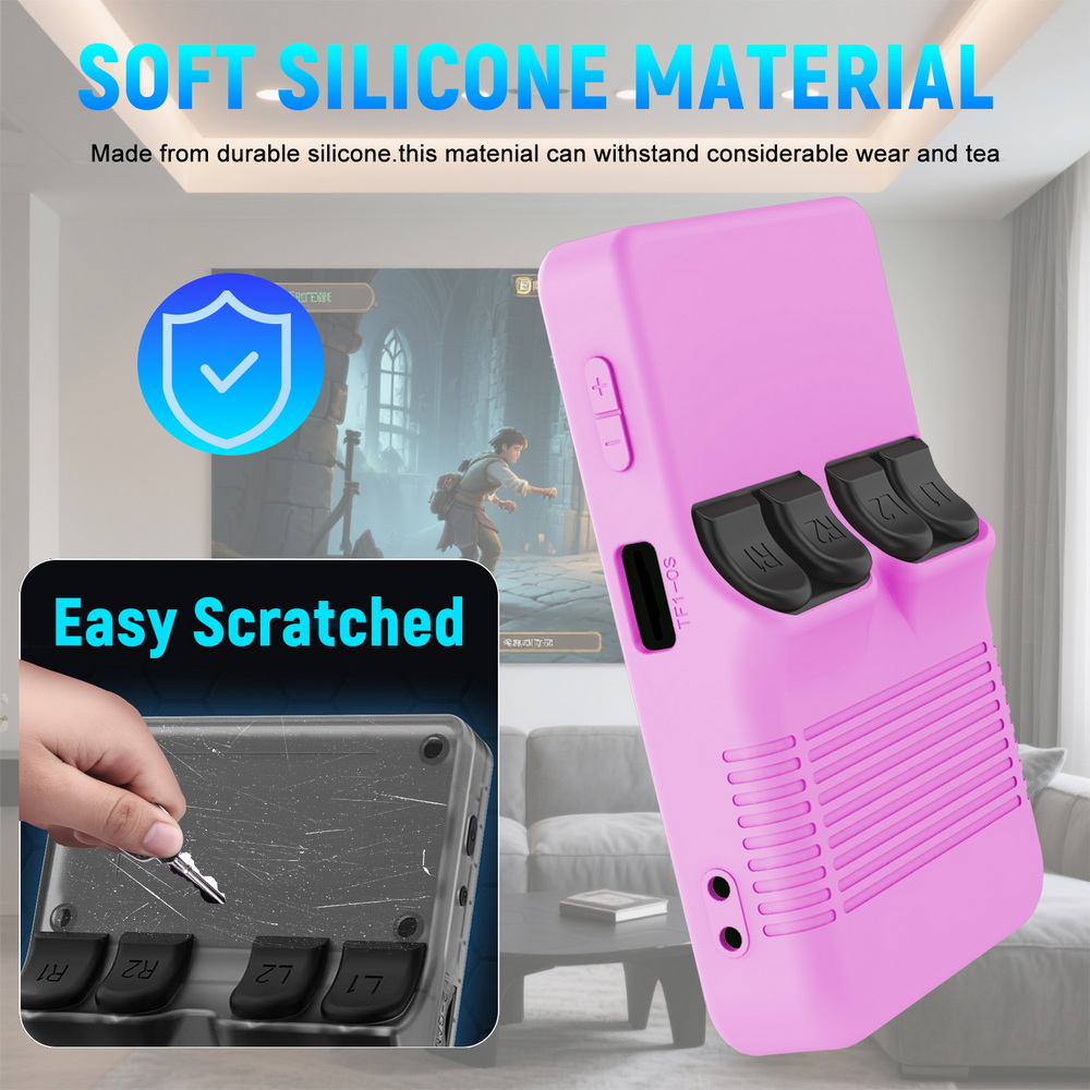 Étui de protection en silicone - Retro Handheld Game Console R36S avis et prix