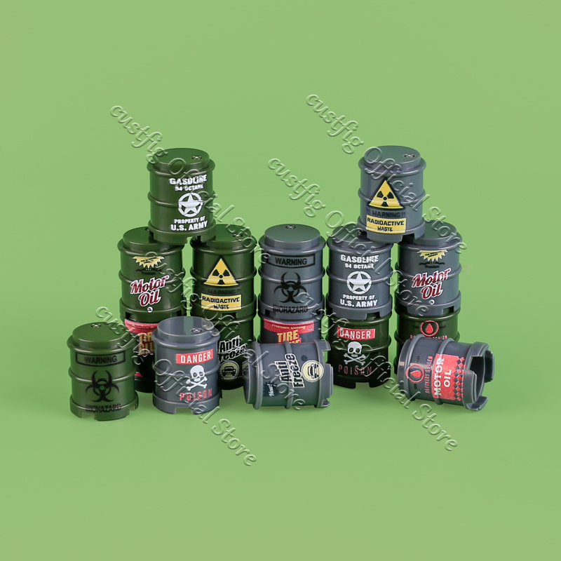 Tambour d'huile militaire WW2, - Lego Compatible Military Tank avis et prix