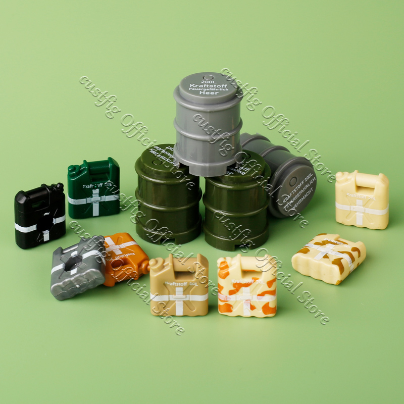 Tambour d'huile militaire WW2, - Lego Compatible Military Tank avis et prix