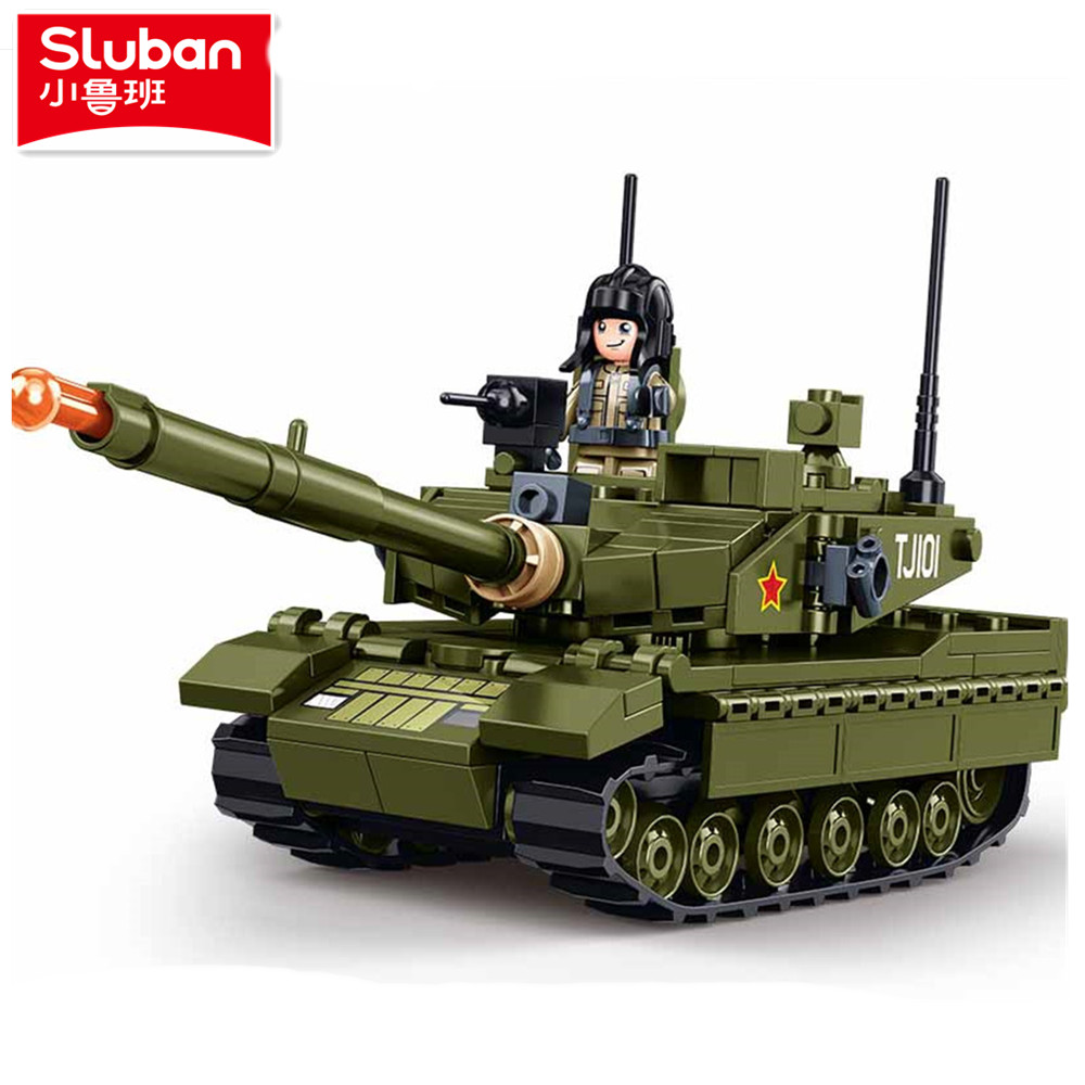 Sluban 183 pièces armée char d - Lego Compatible Military Tank avis et prix