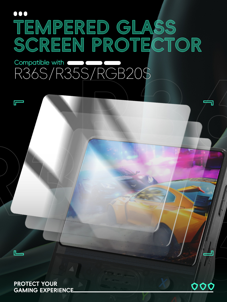 DATA FROG – protecteur d'écran - Retro Handheld Game Console R36S avis et prix