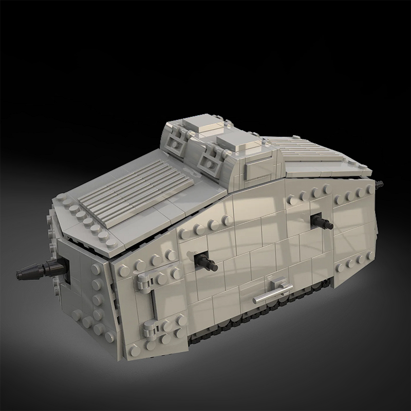 MOC WW1 allemagne militaire A7 - Lego Compatible Military Tank avis et prix